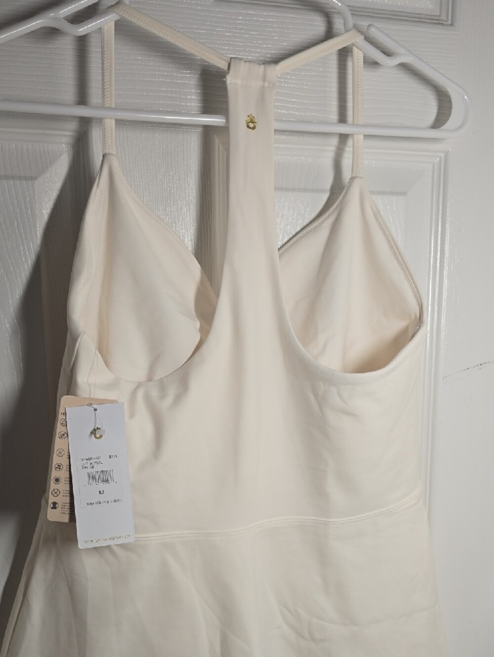 Spiritual Gangster White Racerback Active Mini Dress - Picture 5 of 7